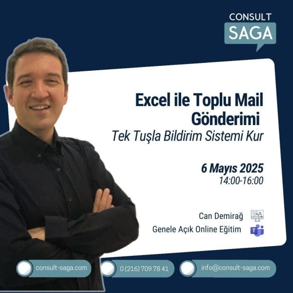Excel ile Toplu Mail Gönderimi